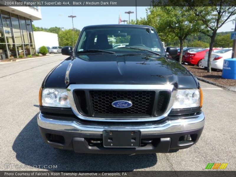 Black / Medium Dark Flint 2004 Ford Ranger XLT SuperCab 4x4