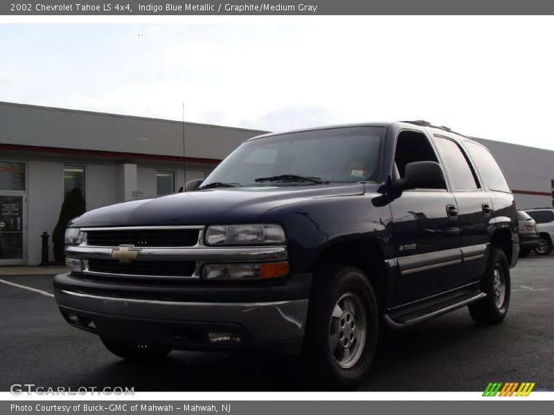 Indigo Blue Metallic / Graphite/Medium Gray 2002 Chevrolet Tahoe LS 4x4