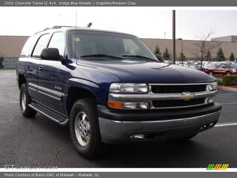 Indigo Blue Metallic / Graphite/Medium Gray 2002 Chevrolet Tahoe LS 4x4