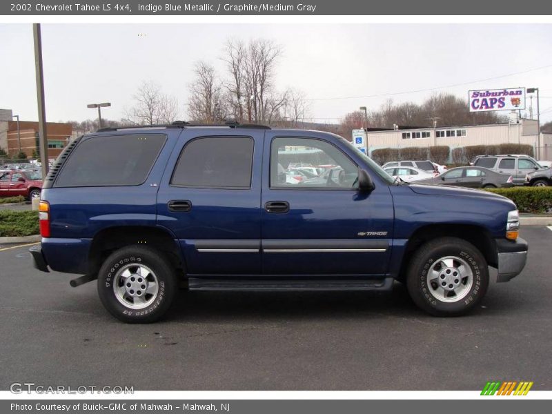 Indigo Blue Metallic / Graphite/Medium Gray 2002 Chevrolet Tahoe LS 4x4