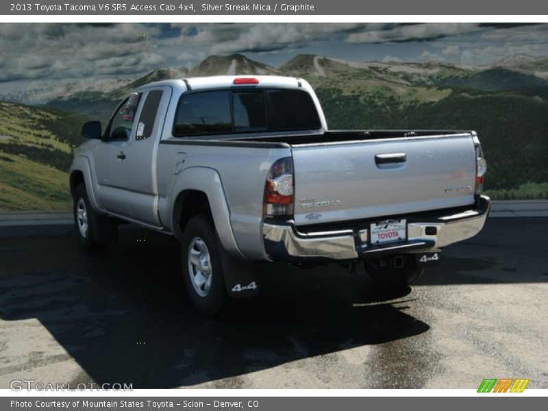 Silver Streak Mica / Graphite 2013 Toyota Tacoma V6 SR5 Access Cab 4x4
