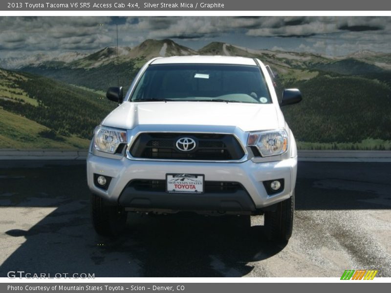Silver Streak Mica / Graphite 2013 Toyota Tacoma V6 SR5 Access Cab 4x4