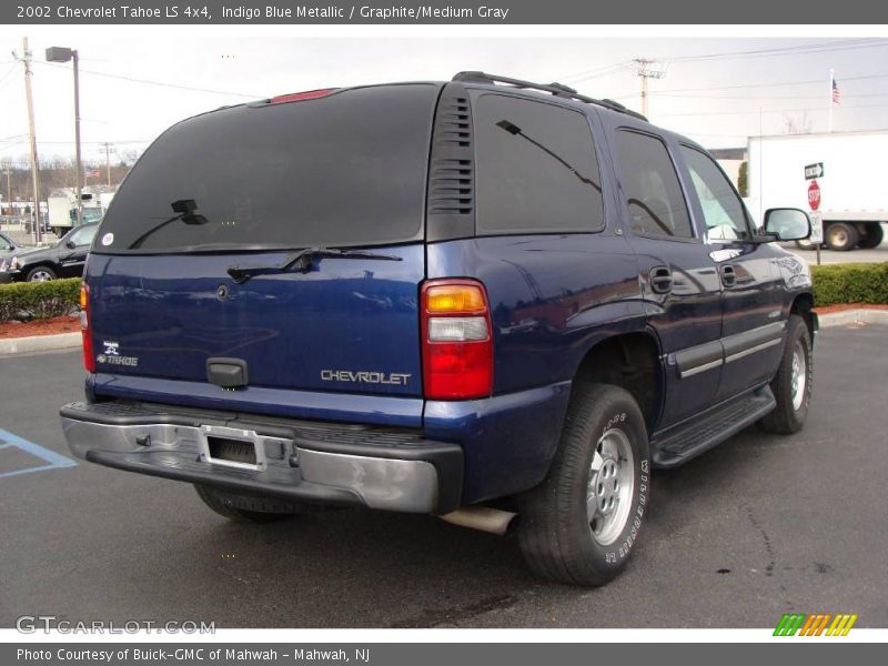 Indigo Blue Metallic / Graphite/Medium Gray 2002 Chevrolet Tahoe LS 4x4