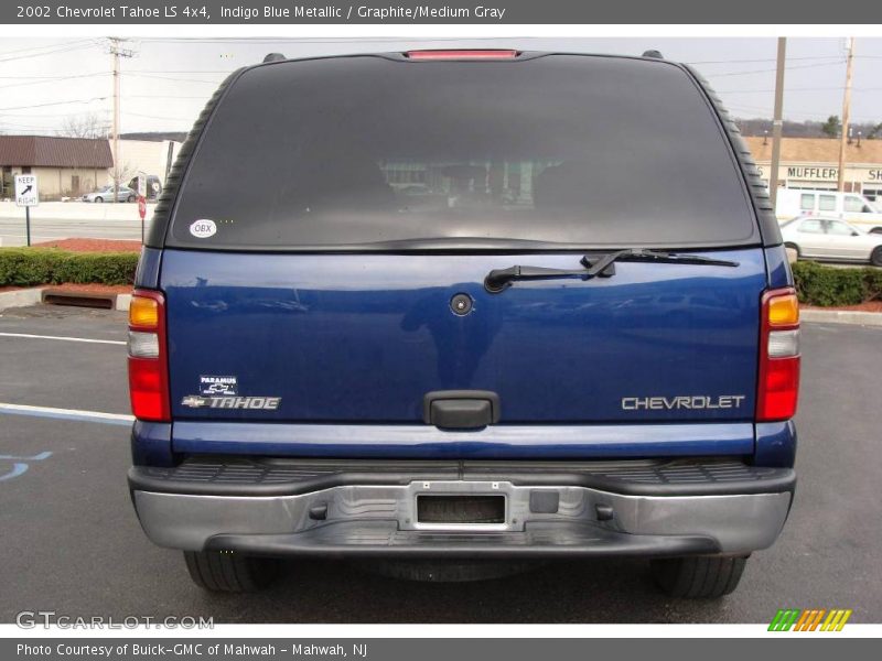 Indigo Blue Metallic / Graphite/Medium Gray 2002 Chevrolet Tahoe LS 4x4