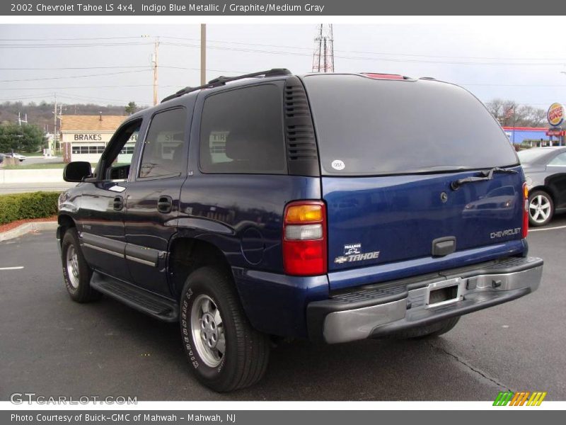 Indigo Blue Metallic / Graphite/Medium Gray 2002 Chevrolet Tahoe LS 4x4