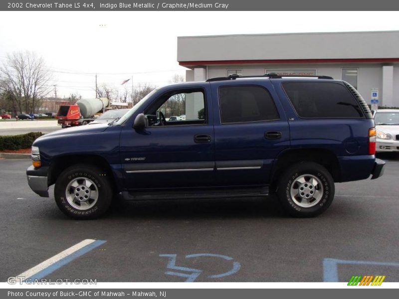 Indigo Blue Metallic / Graphite/Medium Gray 2002 Chevrolet Tahoe LS 4x4