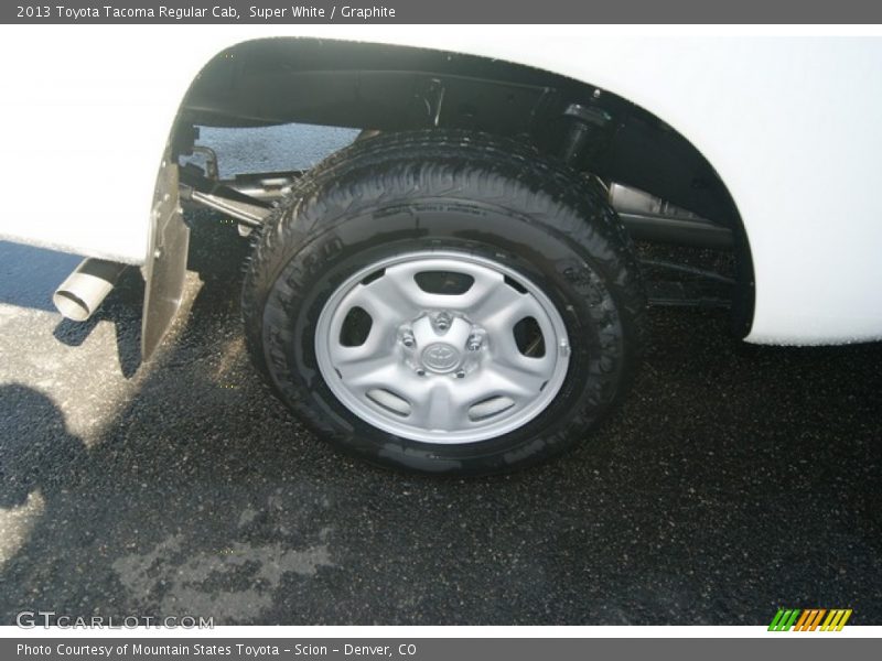 Super White / Graphite 2013 Toyota Tacoma Regular Cab