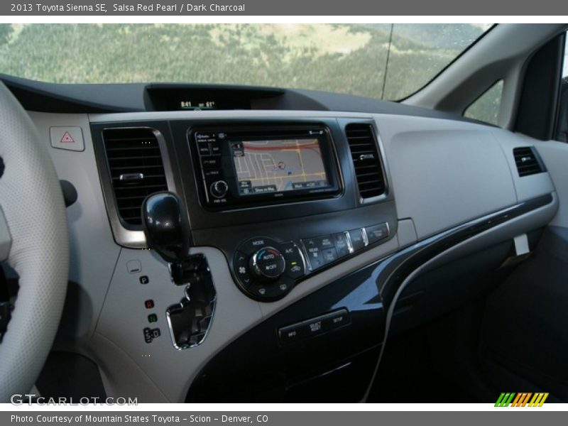 Salsa Red Pearl / Dark Charcoal 2013 Toyota Sienna SE