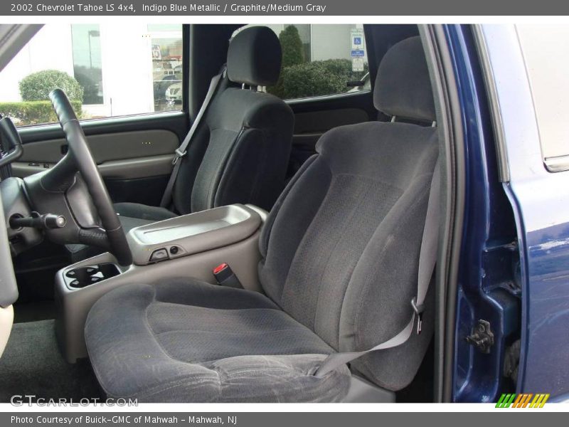 Indigo Blue Metallic / Graphite/Medium Gray 2002 Chevrolet Tahoe LS 4x4