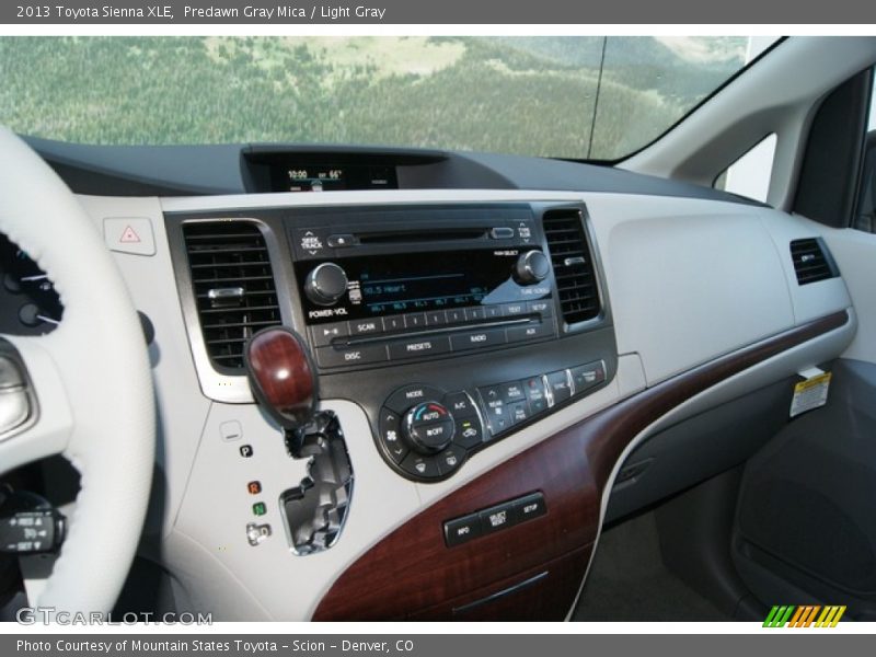 Predawn Gray Mica / Light Gray 2013 Toyota Sienna XLE