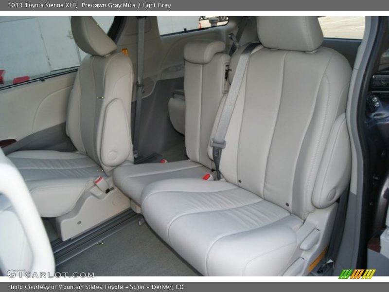 Predawn Gray Mica / Light Gray 2013 Toyota Sienna XLE