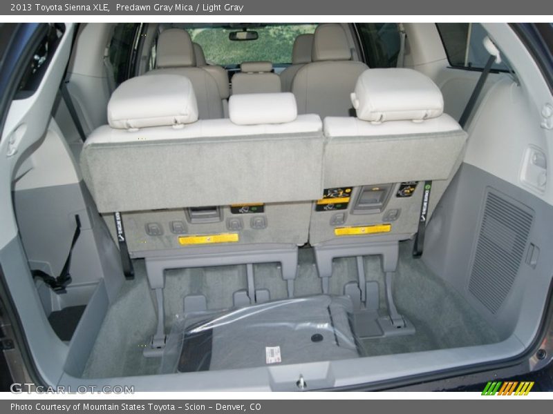Predawn Gray Mica / Light Gray 2013 Toyota Sienna XLE