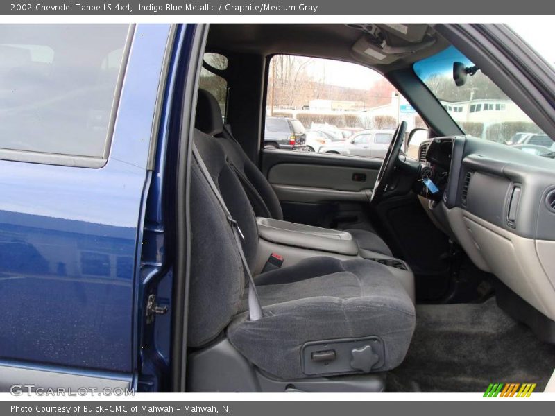 Indigo Blue Metallic / Graphite/Medium Gray 2002 Chevrolet Tahoe LS 4x4