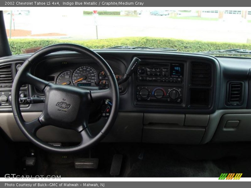 Indigo Blue Metallic / Graphite/Medium Gray 2002 Chevrolet Tahoe LS 4x4