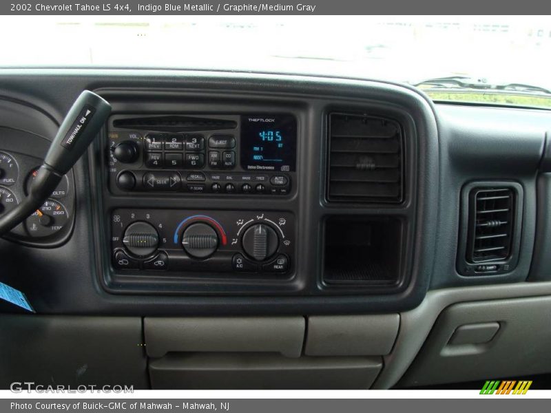 Indigo Blue Metallic / Graphite/Medium Gray 2002 Chevrolet Tahoe LS 4x4