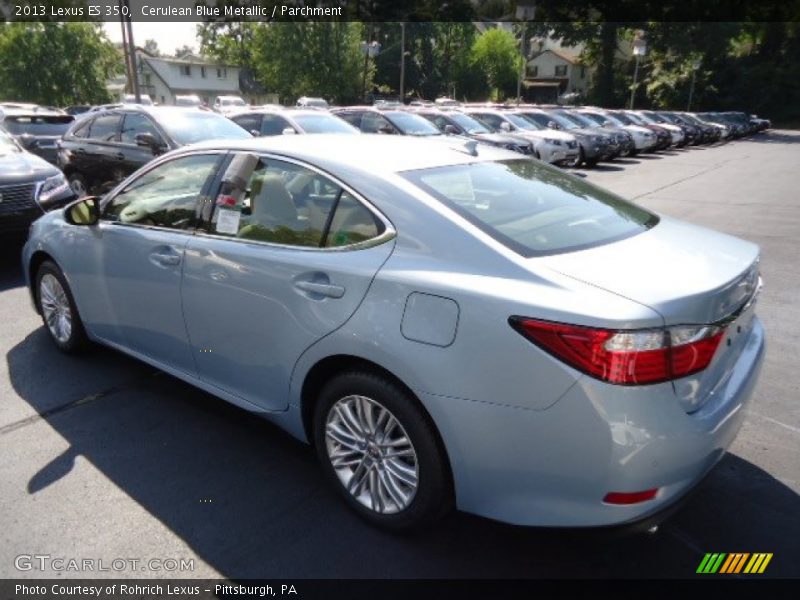 Cerulean Blue Metallic / Parchment 2013 Lexus ES 350