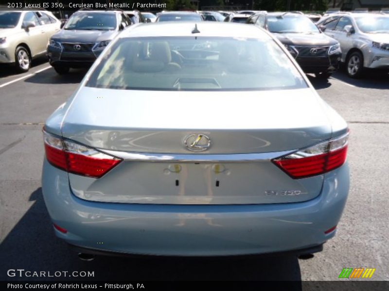Cerulean Blue Metallic / Parchment 2013 Lexus ES 350