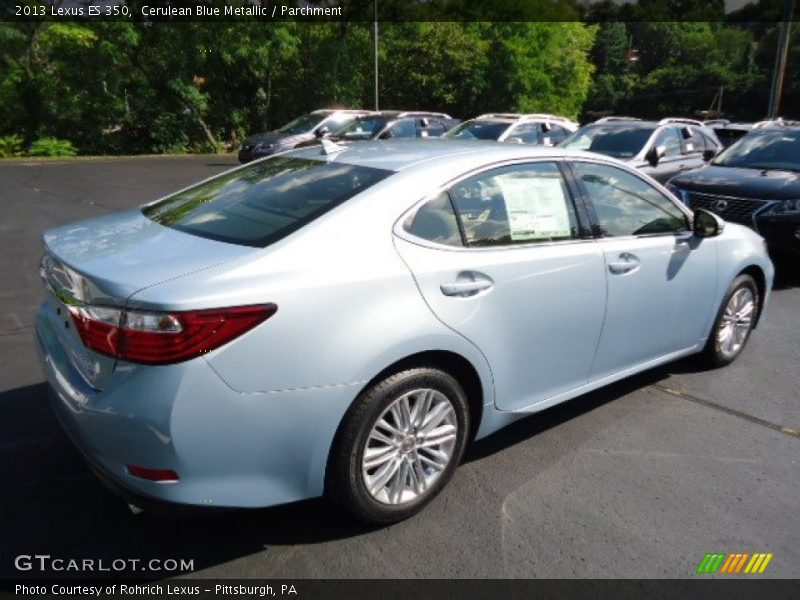 Cerulean Blue Metallic / Parchment 2013 Lexus ES 350