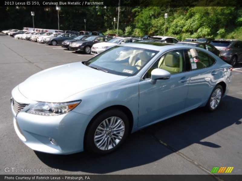 Cerulean Blue Metallic / Parchment 2013 Lexus ES 350
