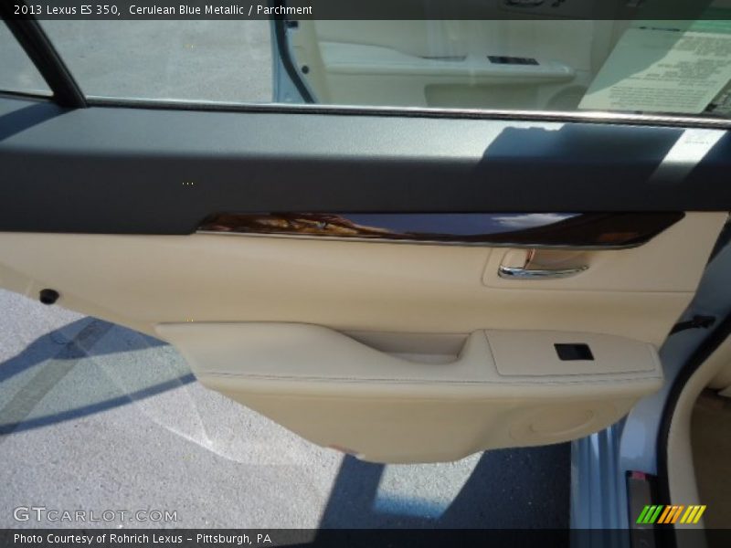 Cerulean Blue Metallic / Parchment 2013 Lexus ES 350