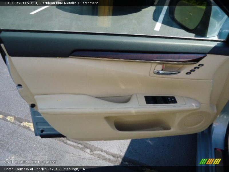 Cerulean Blue Metallic / Parchment 2013 Lexus ES 350