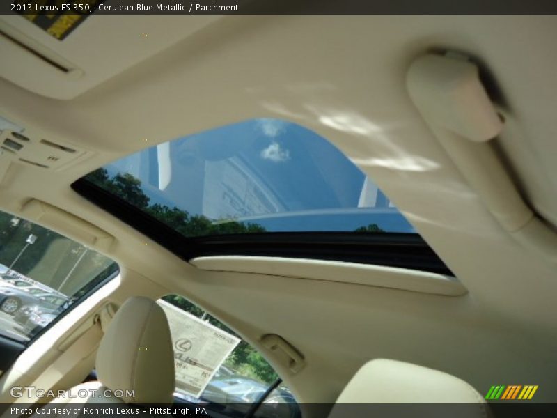 Cerulean Blue Metallic / Parchment 2013 Lexus ES 350