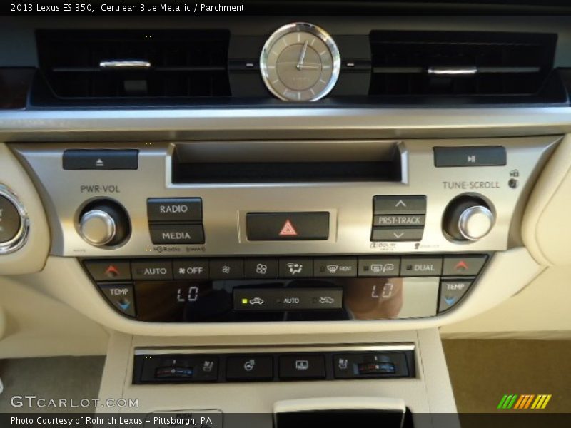Cerulean Blue Metallic / Parchment 2013 Lexus ES 350