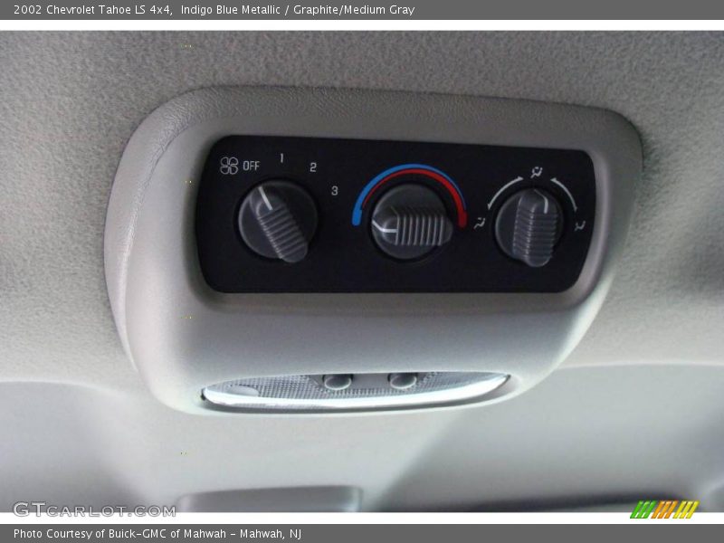 Indigo Blue Metallic / Graphite/Medium Gray 2002 Chevrolet Tahoe LS 4x4