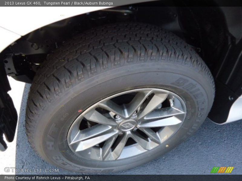 Tungsten Pearl / Black/Auburn Bubinga 2013 Lexus GX 460