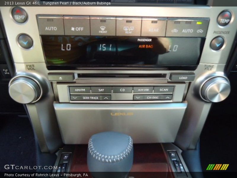 Tungsten Pearl / Black/Auburn Bubinga 2013 Lexus GX 460