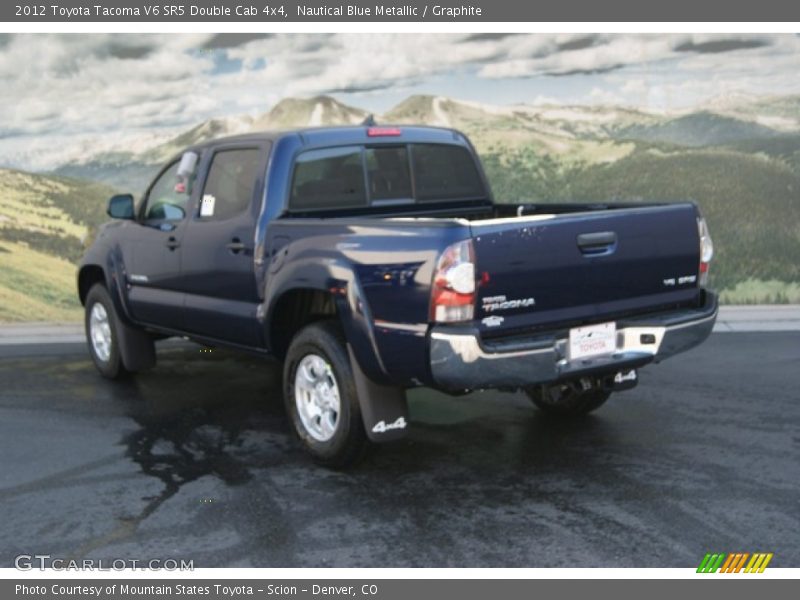 Nautical Blue Metallic / Graphite 2012 Toyota Tacoma V6 SR5 Double Cab 4x4