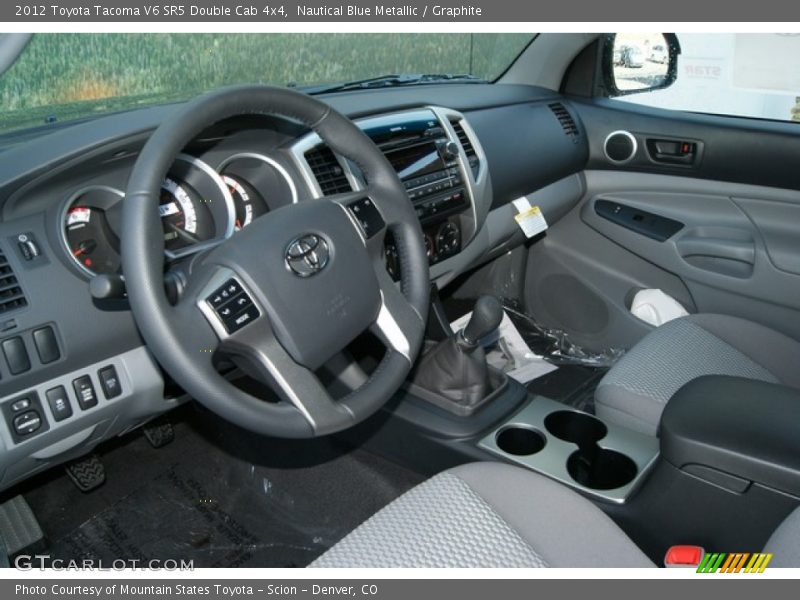 Nautical Blue Metallic / Graphite 2012 Toyota Tacoma V6 SR5 Double Cab 4x4