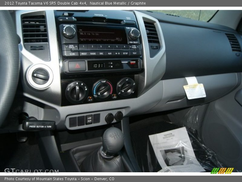 Nautical Blue Metallic / Graphite 2012 Toyota Tacoma V6 SR5 Double Cab 4x4