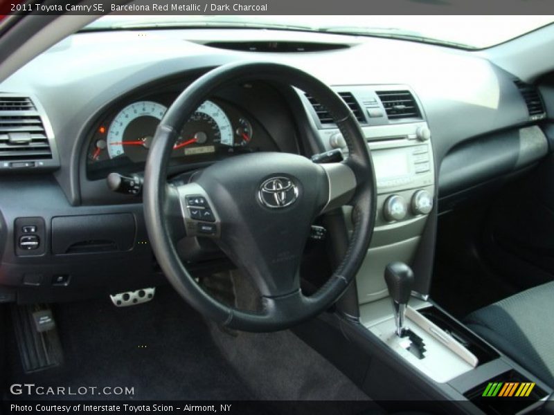 Barcelona Red Metallic / Dark Charcoal 2011 Toyota Camry SE