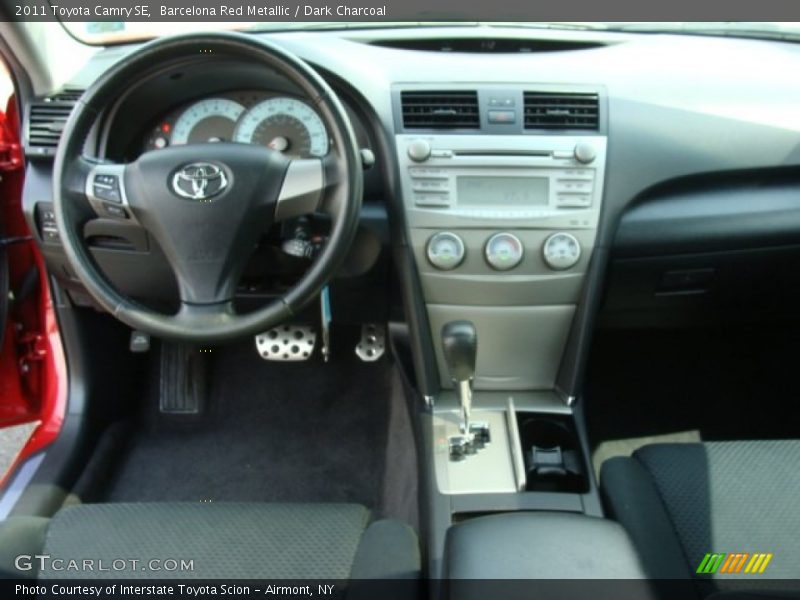 Barcelona Red Metallic / Dark Charcoal 2011 Toyota Camry SE