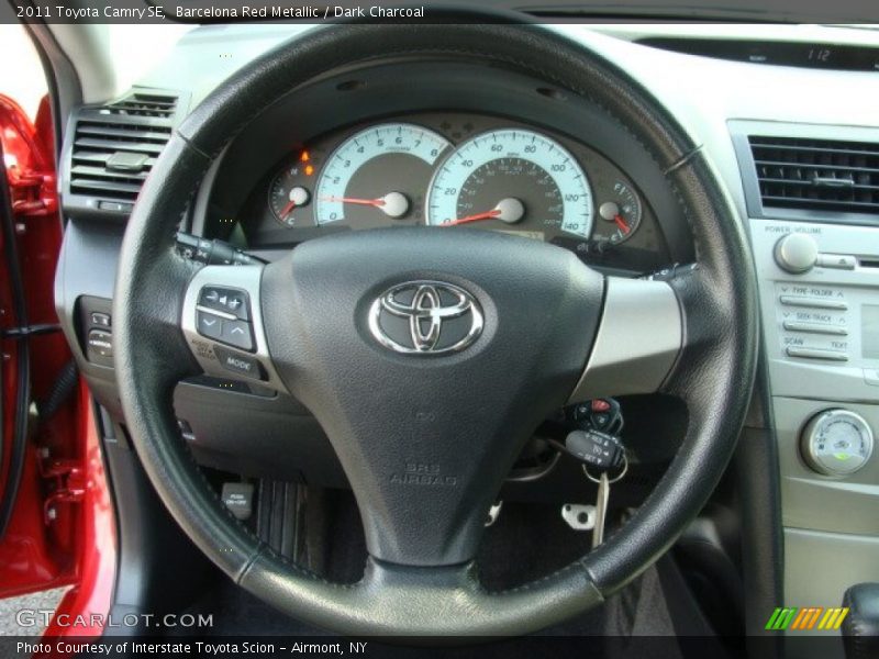 Barcelona Red Metallic / Dark Charcoal 2011 Toyota Camry SE