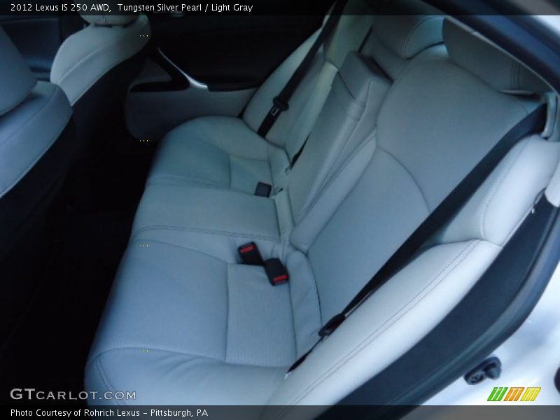 Tungsten Silver Pearl / Light Gray 2012 Lexus IS 250 AWD