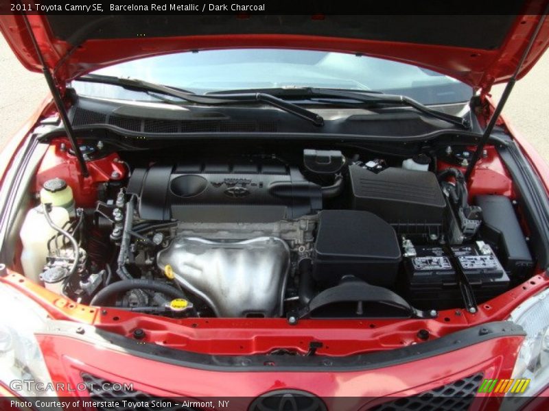 Barcelona Red Metallic / Dark Charcoal 2011 Toyota Camry SE