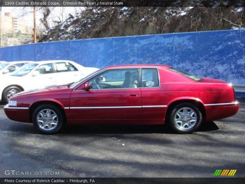 Crimson Red Pearl / Neutral Shale 1999 Cadillac Eldorado Coupe