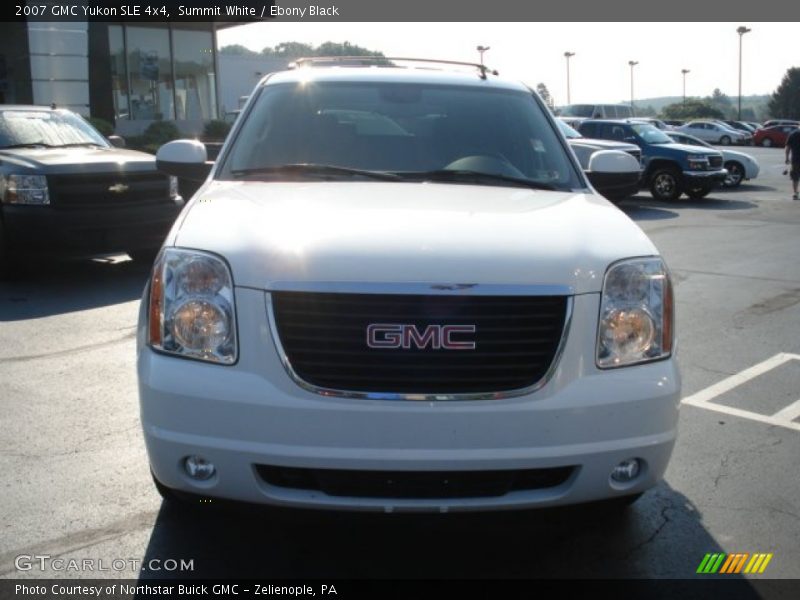 Summit White / Ebony Black 2007 GMC Yukon SLE 4x4