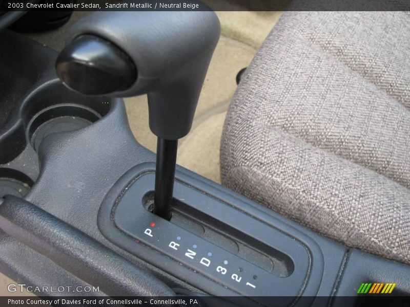 Sandrift Metallic / Neutral Beige 2003 Chevrolet Cavalier Sedan