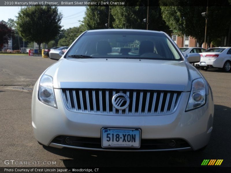 Brilliant Silver Metallic / Dark Charcoal 2010 Mercury Milan V6 Premier