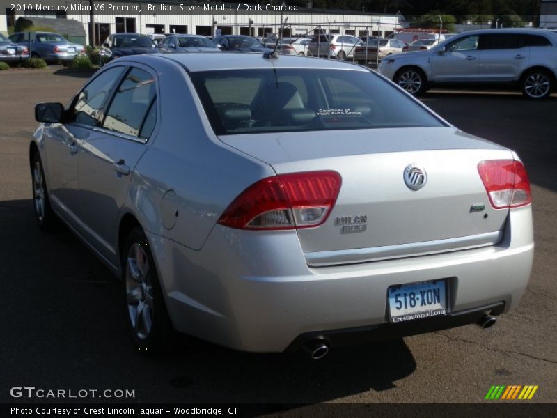 Brilliant Silver Metallic / Dark Charcoal 2010 Mercury Milan V6 Premier