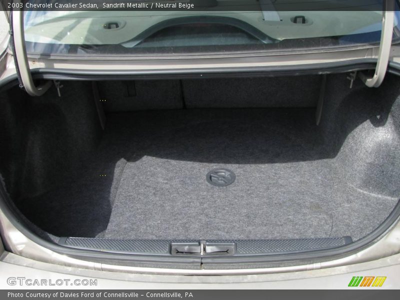 Sandrift Metallic / Neutral Beige 2003 Chevrolet Cavalier Sedan