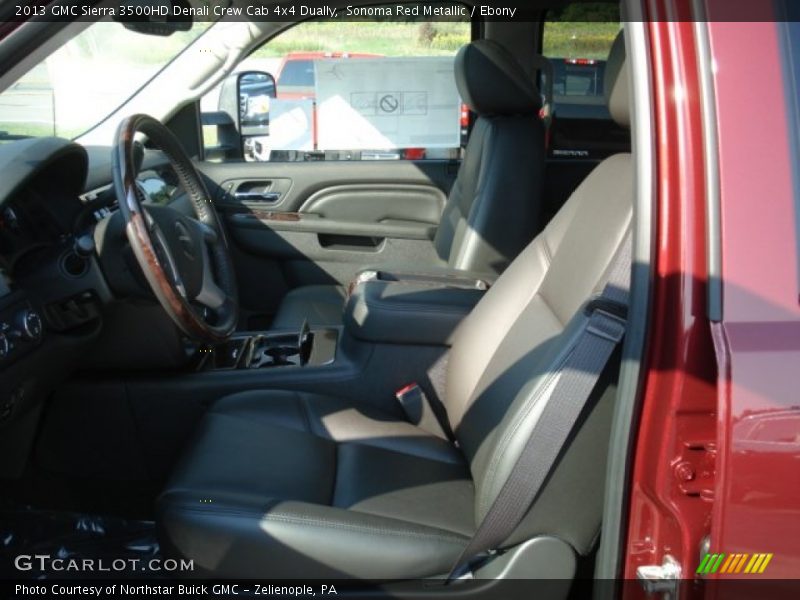 Sonoma Red Metallic / Ebony 2013 GMC Sierra 3500HD Denali Crew Cab 4x4 Dually