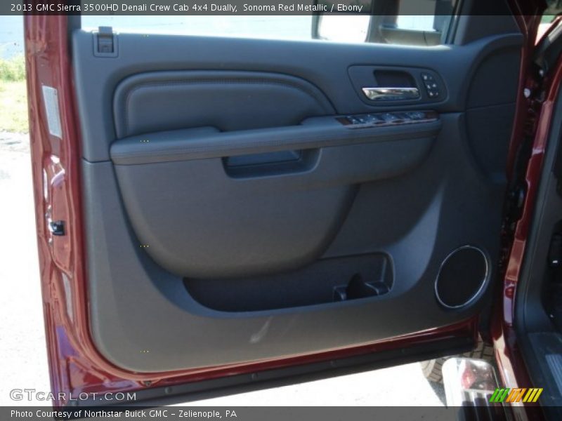 Sonoma Red Metallic / Ebony 2013 GMC Sierra 3500HD Denali Crew Cab 4x4 Dually
