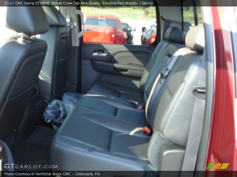 Sonoma Red Metallic / Ebony 2013 GMC Sierra 3500HD Denali Crew Cab 4x4 Dually