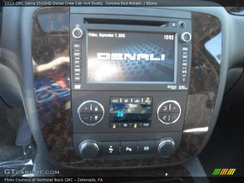 Sonoma Red Metallic / Ebony 2013 GMC Sierra 3500HD Denali Crew Cab 4x4 Dually