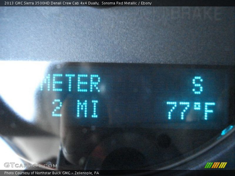 Sonoma Red Metallic / Ebony 2013 GMC Sierra 3500HD Denali Crew Cab 4x4 Dually
