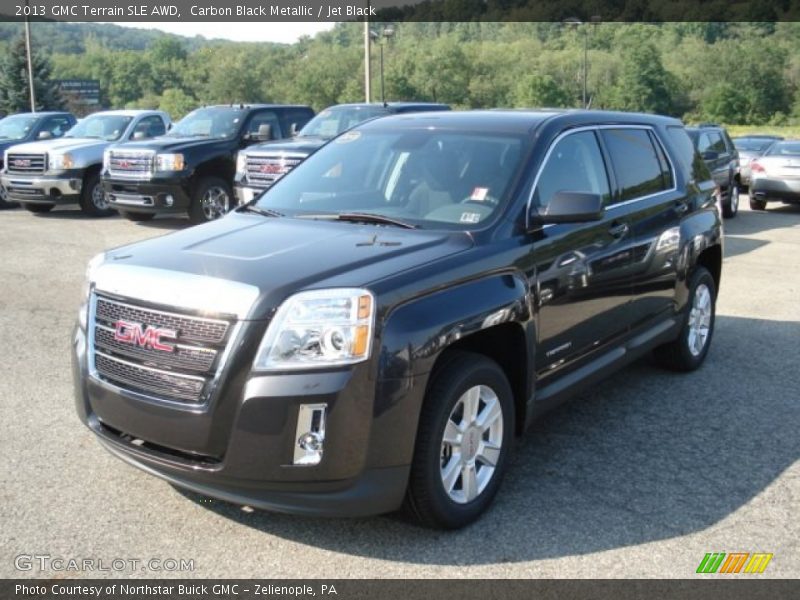 Carbon Black Metallic / Jet Black 2013 GMC Terrain SLE AWD